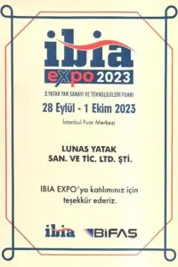 İBİA Expo 2023 Katılım Belgesi