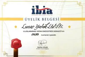 İBİA Üyelik Belgesi