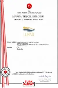 Marka Tescil Belgesi - 1